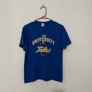 TU T-Shirt Blue & Gold University of Tulsa